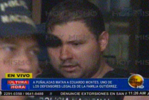 Policía presenta a supuesto asesino de Eduardo Montes