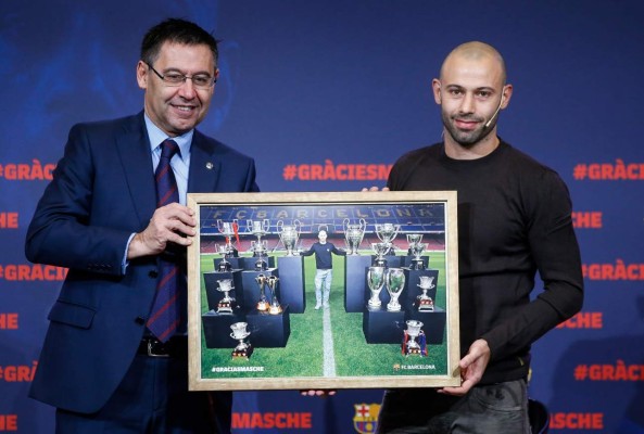 Mascherano finaliza en el Barça un sueño que 'duró más de lo que había pensado'