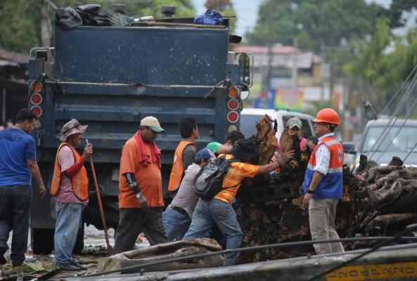 Limpieza de canales evitó inundaciones en las zonas bajas de San Pedro Sula