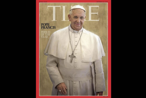 Papa Francisco, el personaje del año para la revista Time