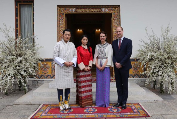 Guillermo y Catalina se reúnen con la 'Kate Middleton de Bután'