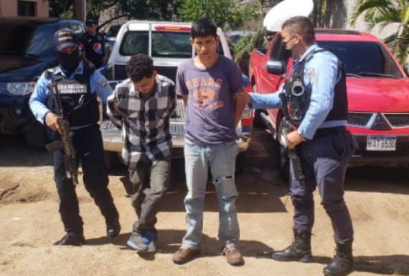 Capturan a supuestos traficantes de droga en Comayagua