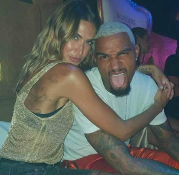 A Melissa Satta le preguntaron sobre la posibilidad que tendrá Boateng de pedir la camiseta a Cristiano tras el partido para regalársela su hijo Maddox, contestó: 'Kevin le preguntó: ¿te gustaría tener la camiseta de Ronaldo? Y él respondió: Papá, quiero solo la del Sassuolo...'.