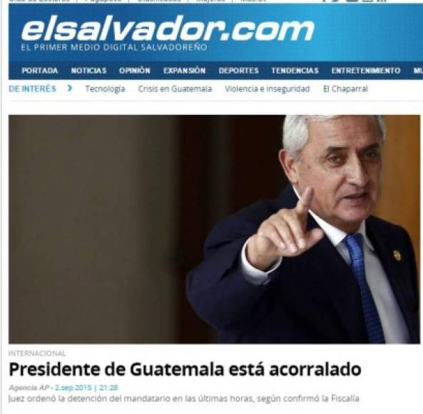 Diario digital Elsalvador.com lo informó de esta manera.