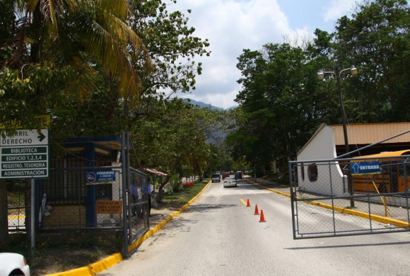 Refuerzan seguridad dentro de la Unah-vs