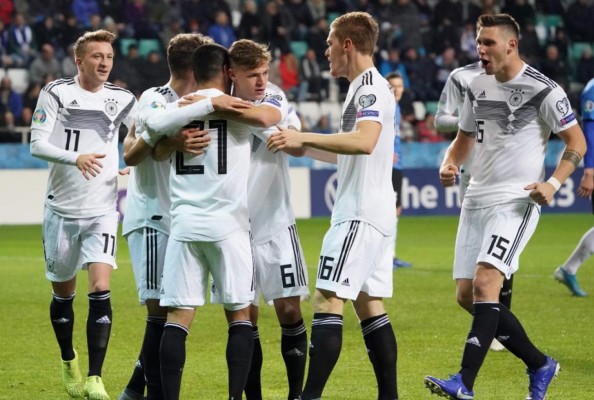 Video: Alemania goleó a Estonia y se acerca a la Eurocopa 2020