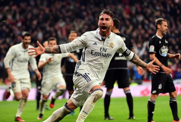 Sergio Ramos vuelve a salvar al Real Madrid con otro gol en el descuento