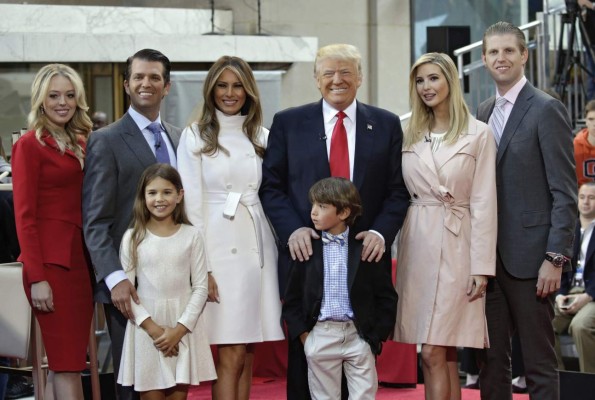 Dinastía Trump: Los cinco hijos y ocho nietos del nuevo presidente de EUA