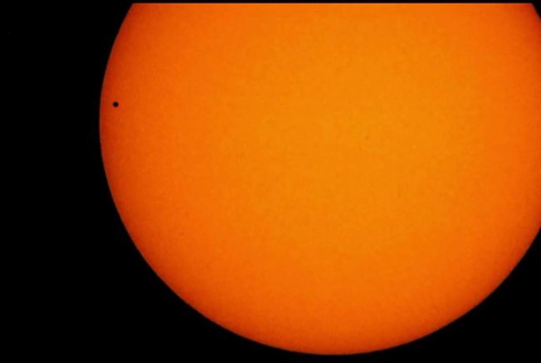 Paso de Mercurio frente al Sol se podrá ver desde Honduras