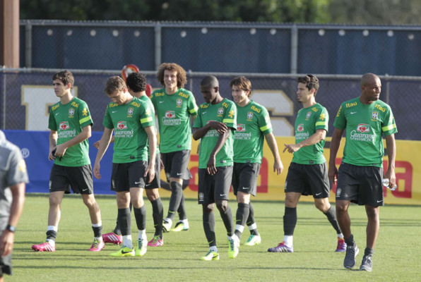 Brasil se entrena fuerte para el juego amistoso contra Honduras