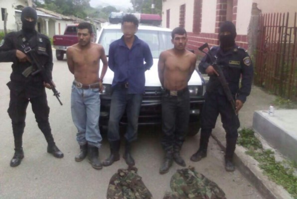 Caen presuntos miembros de banda Los Puchos en el occidente de Honduras
