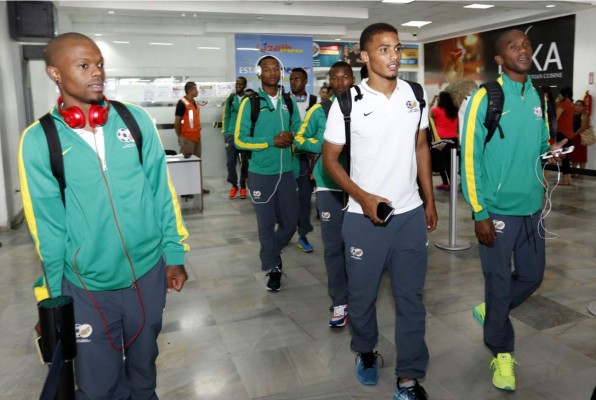 Selección de Sudáfrica llega al país para enfrentar a Honduras