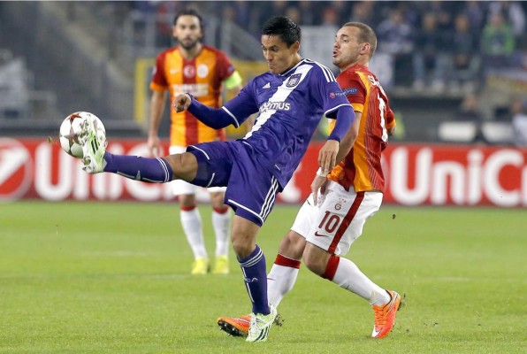 El Anderlecht de Andy Najar, eliminado pese a ganar al Galatasaray