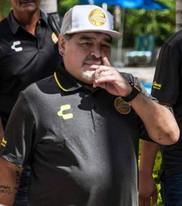 El debut de Maradona es este lunes 7 de septiembre, cuando Dorados reciba a Cafetaleros de Tapachula (8:00pm) en la octava jornada del torneo local.