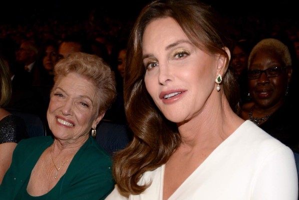 LOS ANGELES, CA - JULY 15: (EXCLUSIVE COVERAGE) Caitlyn Jenner (R) and mother Esther Jenner attend The 2015 ESPYS at Microsoft Theater on July 15, 2015 in Los Angeles, California. (Photo by Kevin Mazur/WireImage)