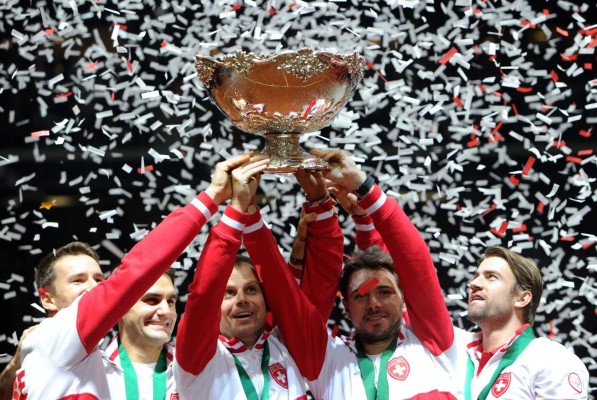 Roger Federer da a Suiza su primera Copa Davis