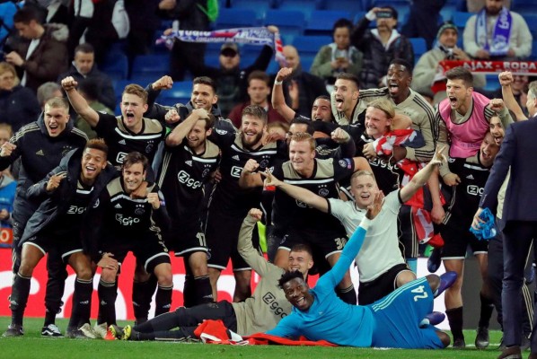El Ajax marca un récord en bolsa tras eliminar al Real Madrid  