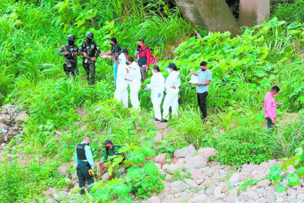 A pedradas asesinan a hombre debajo de un puente en Tegucigalpa