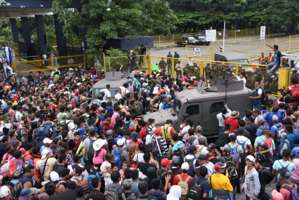 Más de 4,000 migrantes hondureños piden albergue en Guatemala en 2019