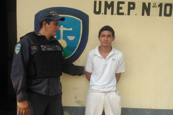 Franklin Antonio Lobo Pineda (22) está detenido en la posta de Choloma, Cortés.