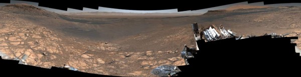 This handout photo released by NASA on March 4, 2020 shows the highest resolution panorama of the Mars surface captured by Nasa's Curiosity rover between November 24 and December 1, 2019. - A version without the rover contains nearly 1.8 billion pixels; a version with the rover contains nearly 650 million pixels. Both versions are composed of more than 1,000 images that were carefully assembled over the following months. (Photo by - / NASA/JPL-Caltech/MSSS / AFP) / RESTRICTED TO EDITORIAL USE - MANDATORY CREDIT 'AFP PHOTO /NASA/JPL-Caltech/MSSS ' - NO MARKETING - NO ADVERTISING CAMPAIGNS - DISTRIBUTED AS A SERVICE TO CLIENTS