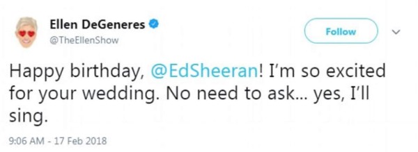¿Ed Sheeran casado en secreto?