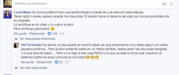 Controversia entre periodista y Loreley por canción de campaña