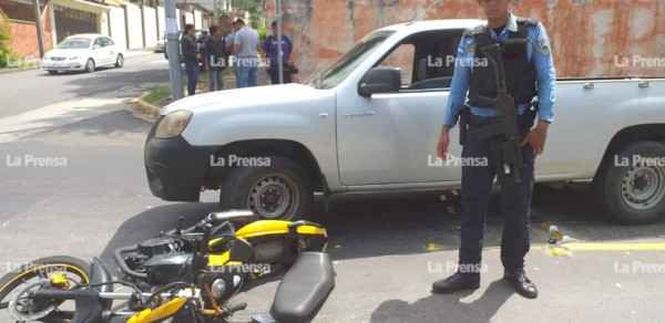 Sicarios intentan matar al conductor de un pickup en San Pedro Sula