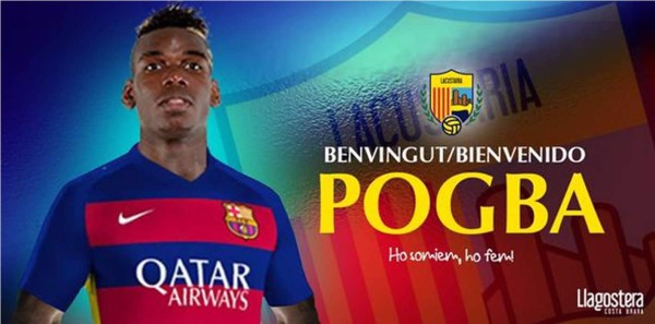 Modesto equipo español anuncia fichaje de Pogba