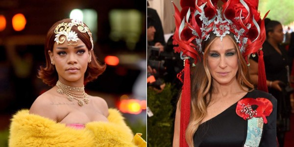 Los trajes de Rihanna y Sarah Jessica desconciertan a China