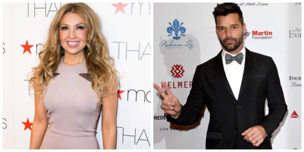 Thalía y Ricky Martin se codean con los Minions