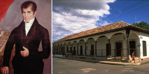 España ayuda a reconstruir casa de José Cecilio del Valle