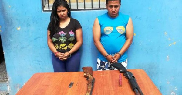 Cae pareja por presunta implicación con la pandilla 18 en Tegucigalpa