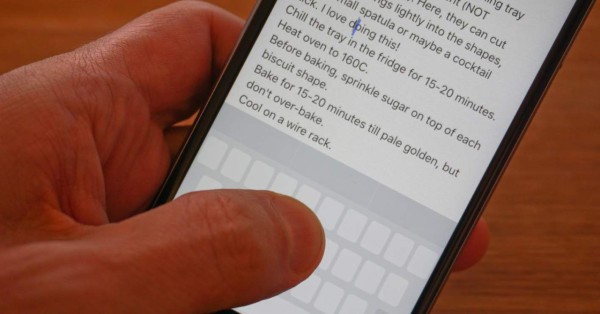 El ‘mouse’ oculto en el teclado del iPhone