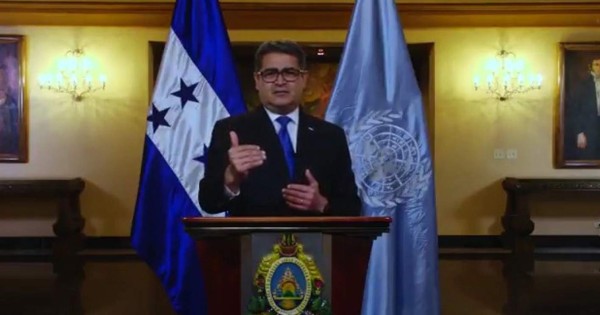 Juan Orlando Hernández propone a ONU crear plan para recuperación tras Covid-19