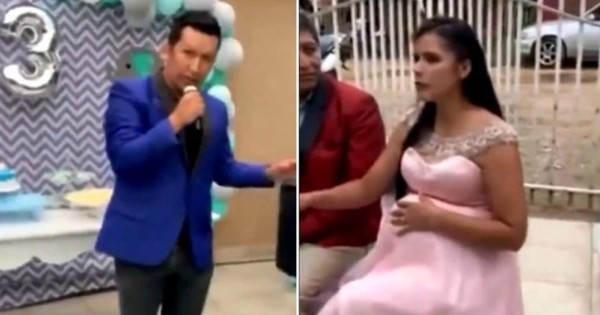 Video viral: Hombre destapó infidelidad de su esposa embarazada con un amigo en plena fiesta