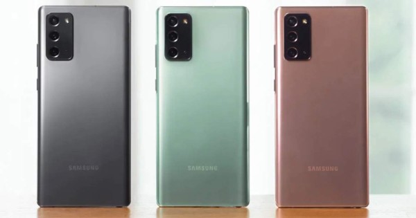 Samsung renueva su serie de gama alta Galaxy Note con 5G y grabadora a 8K