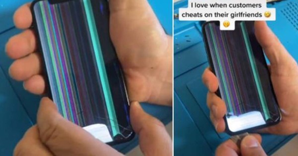 Video viral: abre un celular para repararlo y en su interior halla una sorpresa