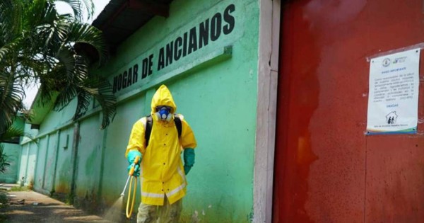 Libre de coronavirus el asilo Perpetuo Socorro de San Pedro Sula