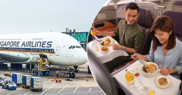 Aerolínea de Singapur transforma sus aviones en restaurantes por la crisis