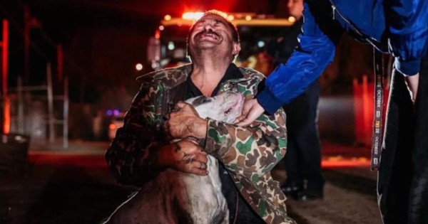 Un hombre sordomudo perdió todo en un incendio pero salvó a su perro
