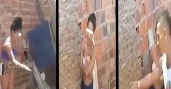 Video viral: pobladores castigan con tablazos a presuntas ladronas