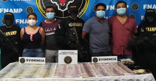 Envían a prisión a detenidos con más de 17,000 dólares y 300 mil lempiras