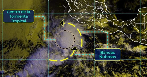 Se forma la Tormenta Andrés y bate récord de la formación más temprana