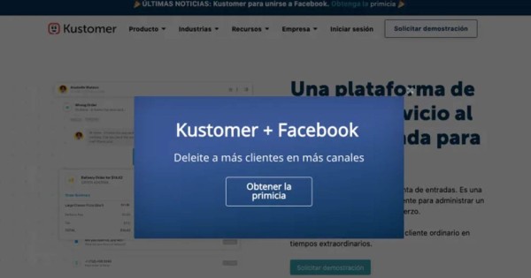 Facebook compra la empresa Kustomer, valorada en 1,000 millones de dólares