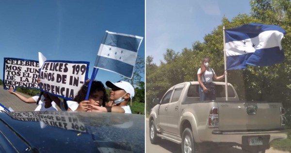 Con caravana patriótica colegio de Ilanga festeja aniversario de independencia