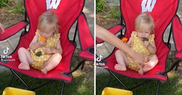 Video viral: Una niña se mete un sapo a la boca y en las redes critican a su madre
