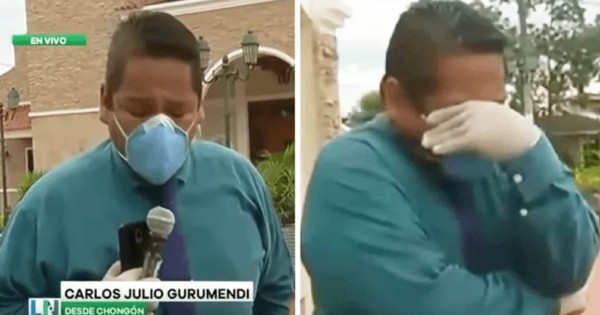 VIDEO: periodista rompe en llanto por la crisis del COVID-19 en Ecuador