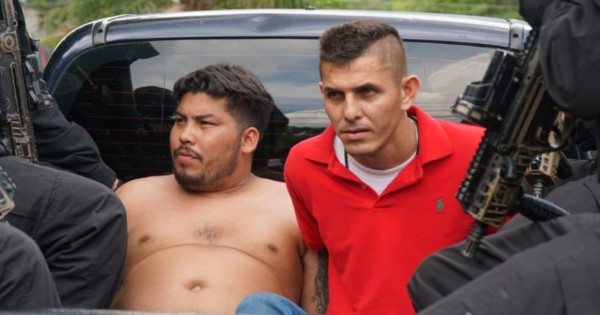 Dos supuestos mareros son capturados con supuesta marihuana en Villanueva