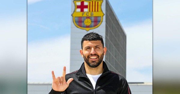 OFICIAL: Barcelona ficha al 'Kun' Agüero hasta 2023